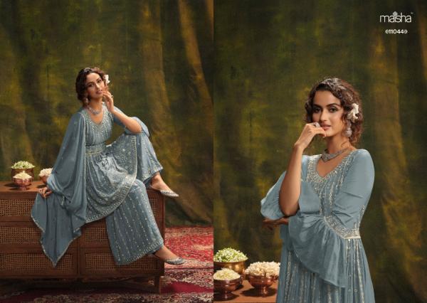 Maisha Sironah Beautiful Chinon  Designer Salwar Suits Collection